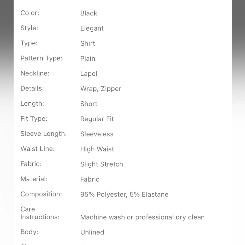 SHEIN Black Notch Collar Blazer Skort Romper - Picture 4 of 7